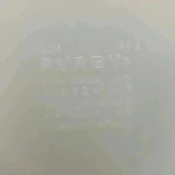 Vintage Pyrex #404, 4 litre Colonial Mist Blue Mist bowl white with blue flowers - Picture 5 of 16